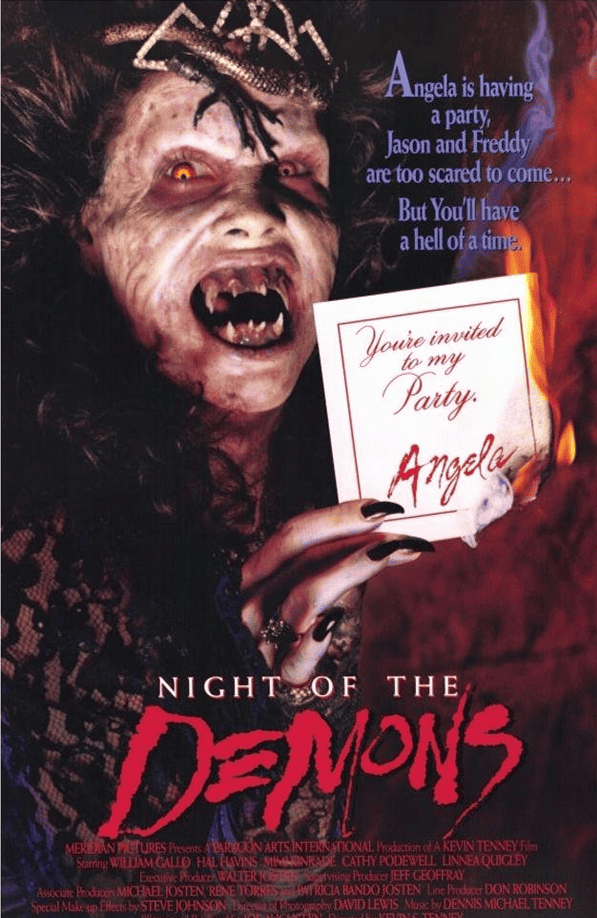 night of the demons poster