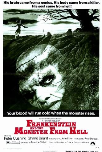 frankenstein and the monster from hell poster