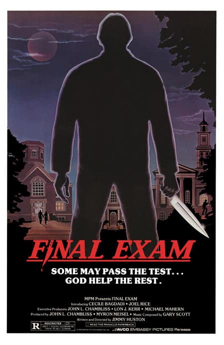 final exam poster