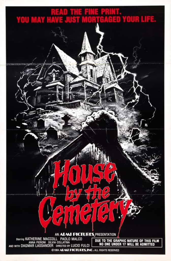 house by the cemetery poster